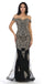 Prom Long Off Shoulder Fitted Formal Dress - The Dress Outlet