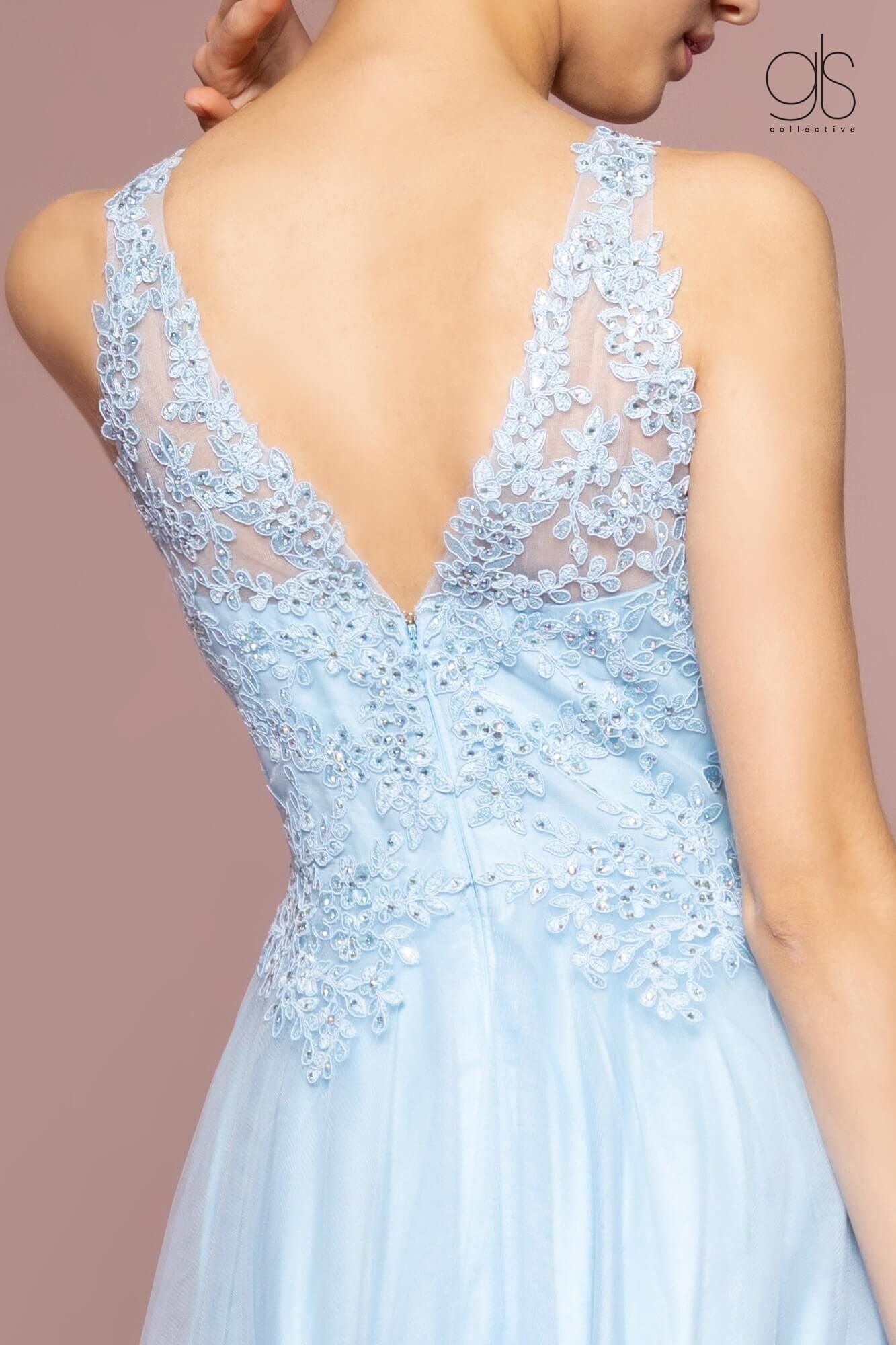 Prom Long Sleeveless Plus Size Evening Gown - The Dress Outlet Elizabeth K