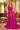 Plus Size Dresses Plus Size Fitted Long Formal Dress Magenta