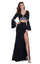 Rachel Allan Long Sleeve Two Piece Prom Dress 6585 - The Dress Outlet