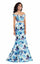 Rachel Allan Long Two Piece Prom Floral Dress 6127 - The Dress Outlet