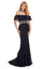 Rachel Allan Prom Long Off Shoulder Lace Dress 6563 - The Dress Outlet