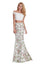 Rachel Allan Prom Long Two Piece Lace Dress 6499 - The Dress Outlet