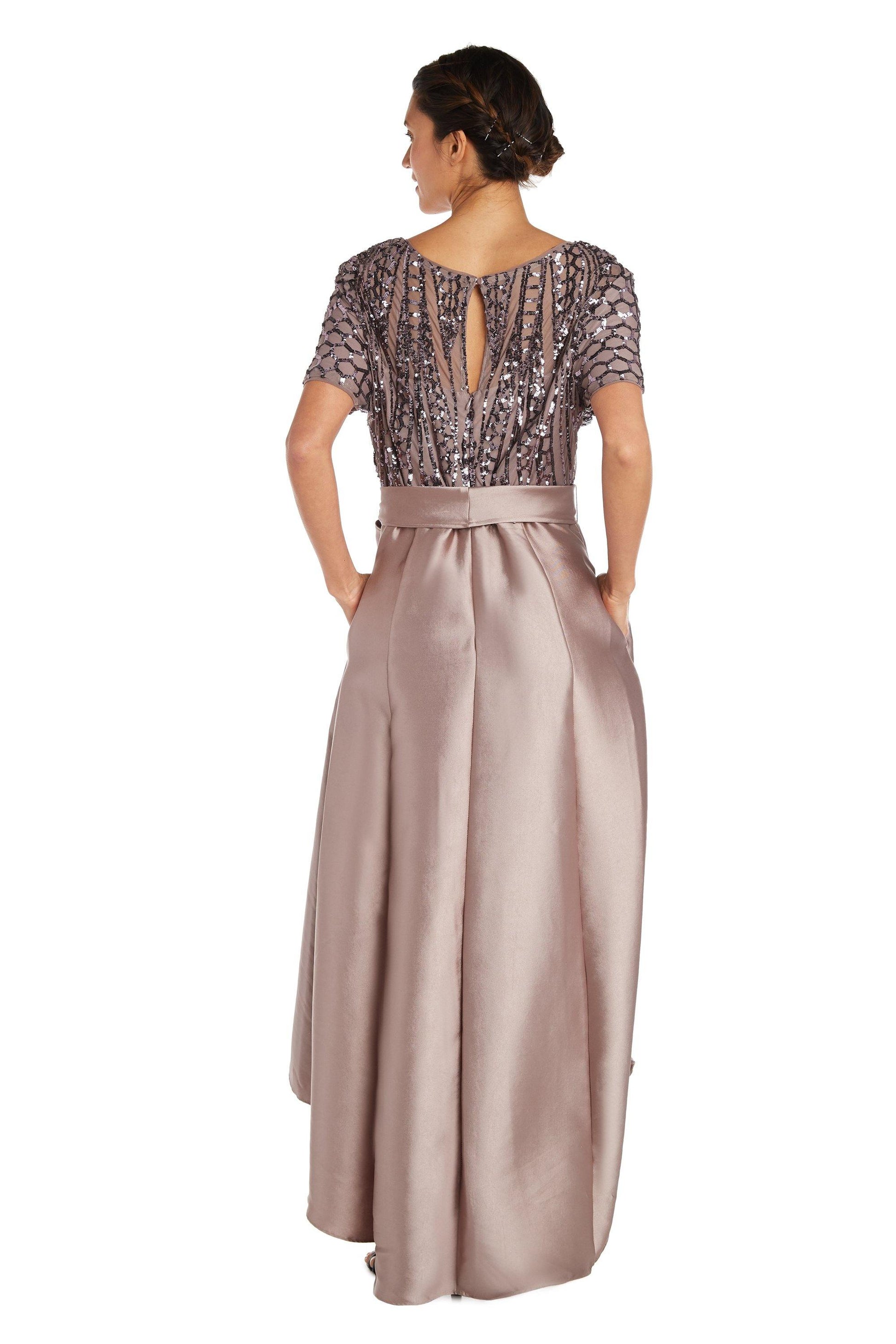 R&M Richards High Low Cocktail Skirt Top Dress 3532 - The Dress Outlet