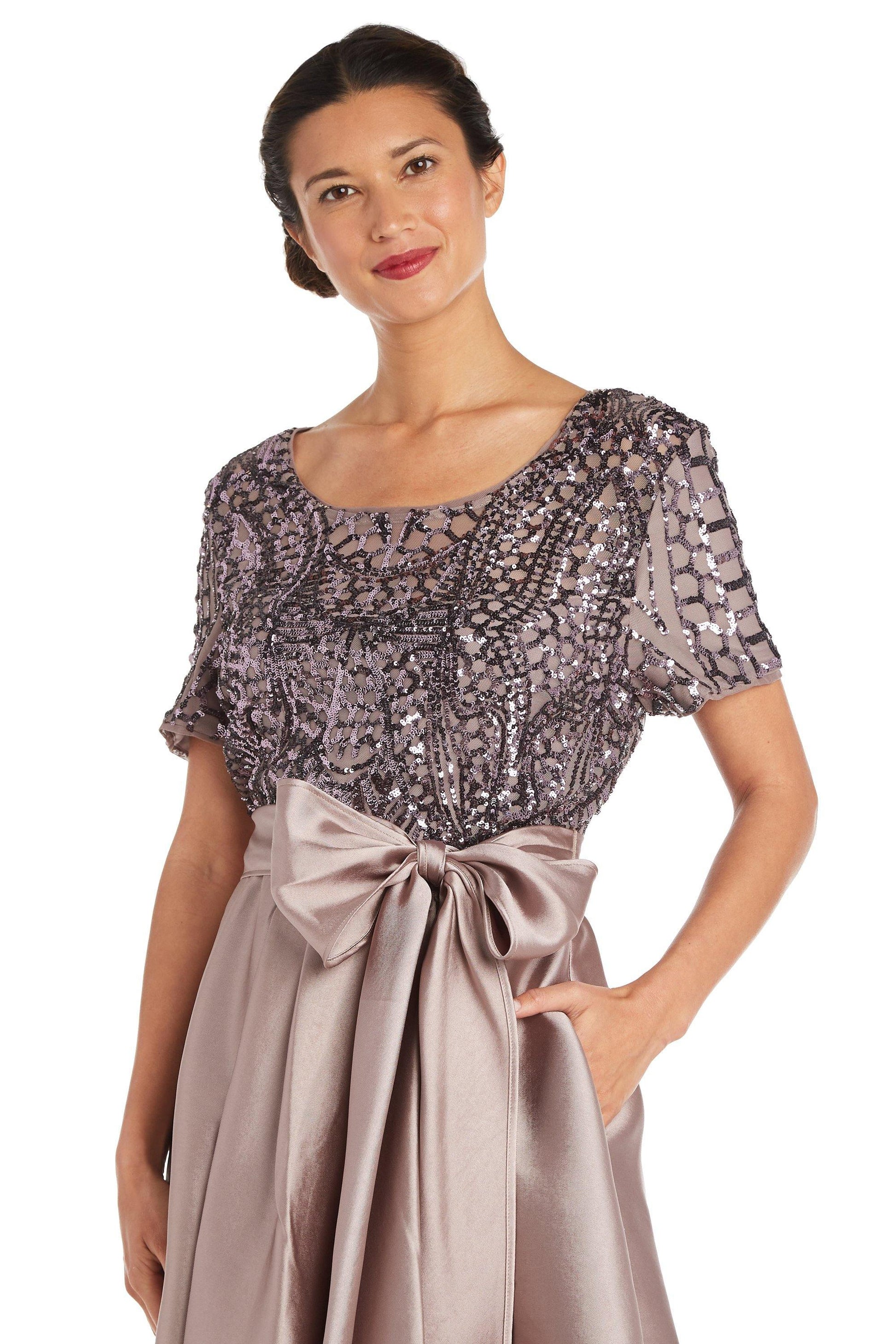 R&M Richards High Low Cocktail Skirt Top Dress 3532 - The Dress Outlet