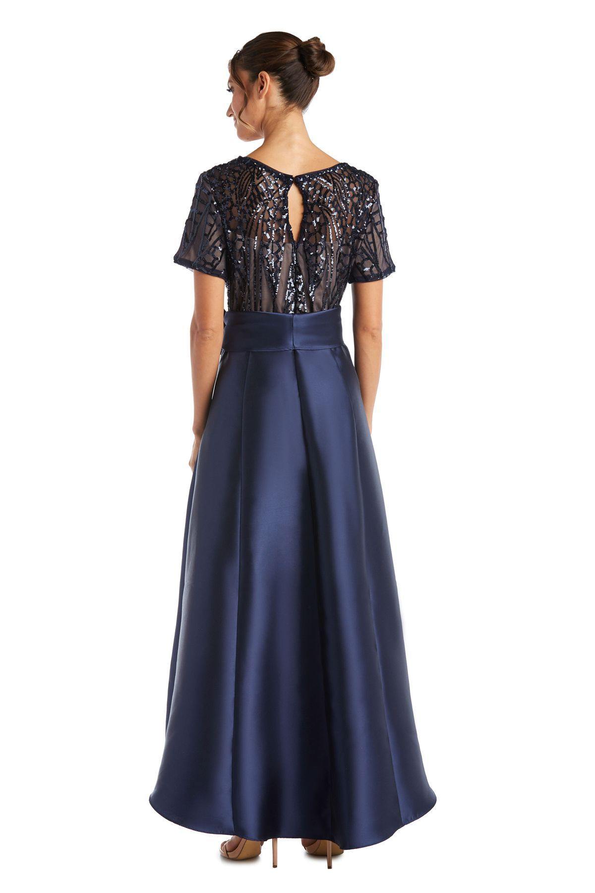 R&M Richards High Low Cocktail Skirt Top Dress 3532 - The Dress Outlet