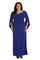 Mother of the Bride Dresses Long Formal Plus Size Dress Electric Blue