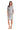 R&M Richards Draped Sleeve Short Dress Silver