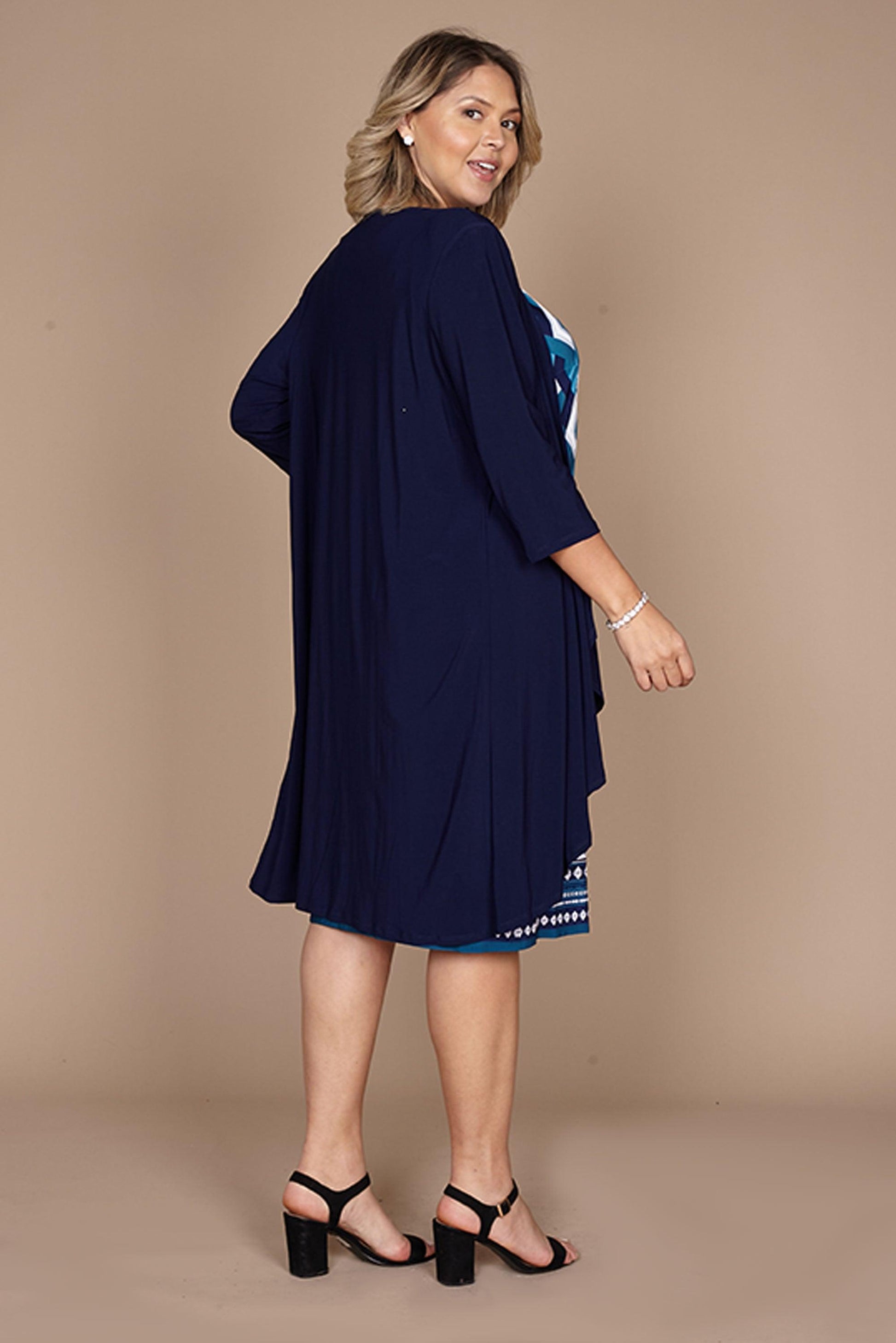 R&M Richards Formal Short Plus Size Dress 7997W - The Dress Outlet