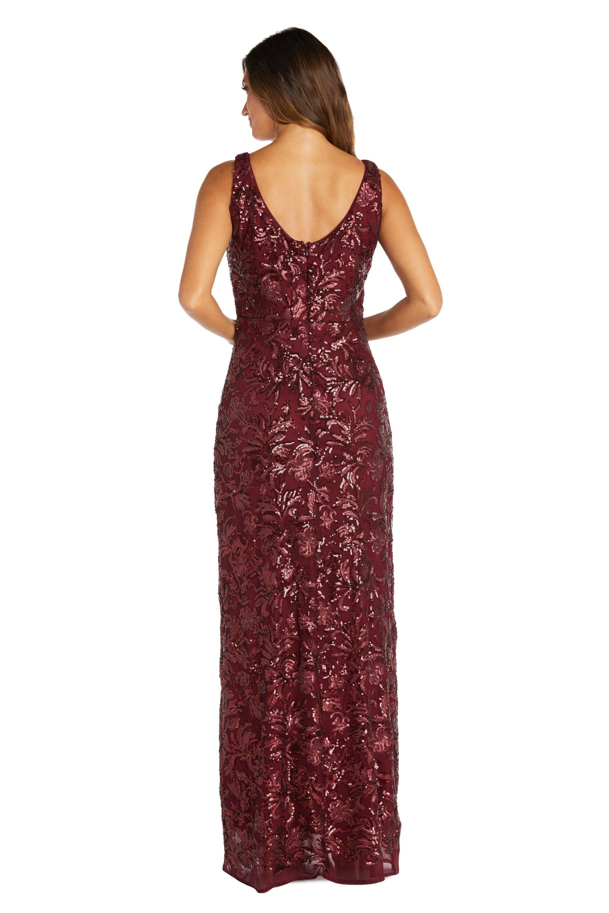 R&M Richards Long Formal Petite Dress 9171P - The Dress Outlet