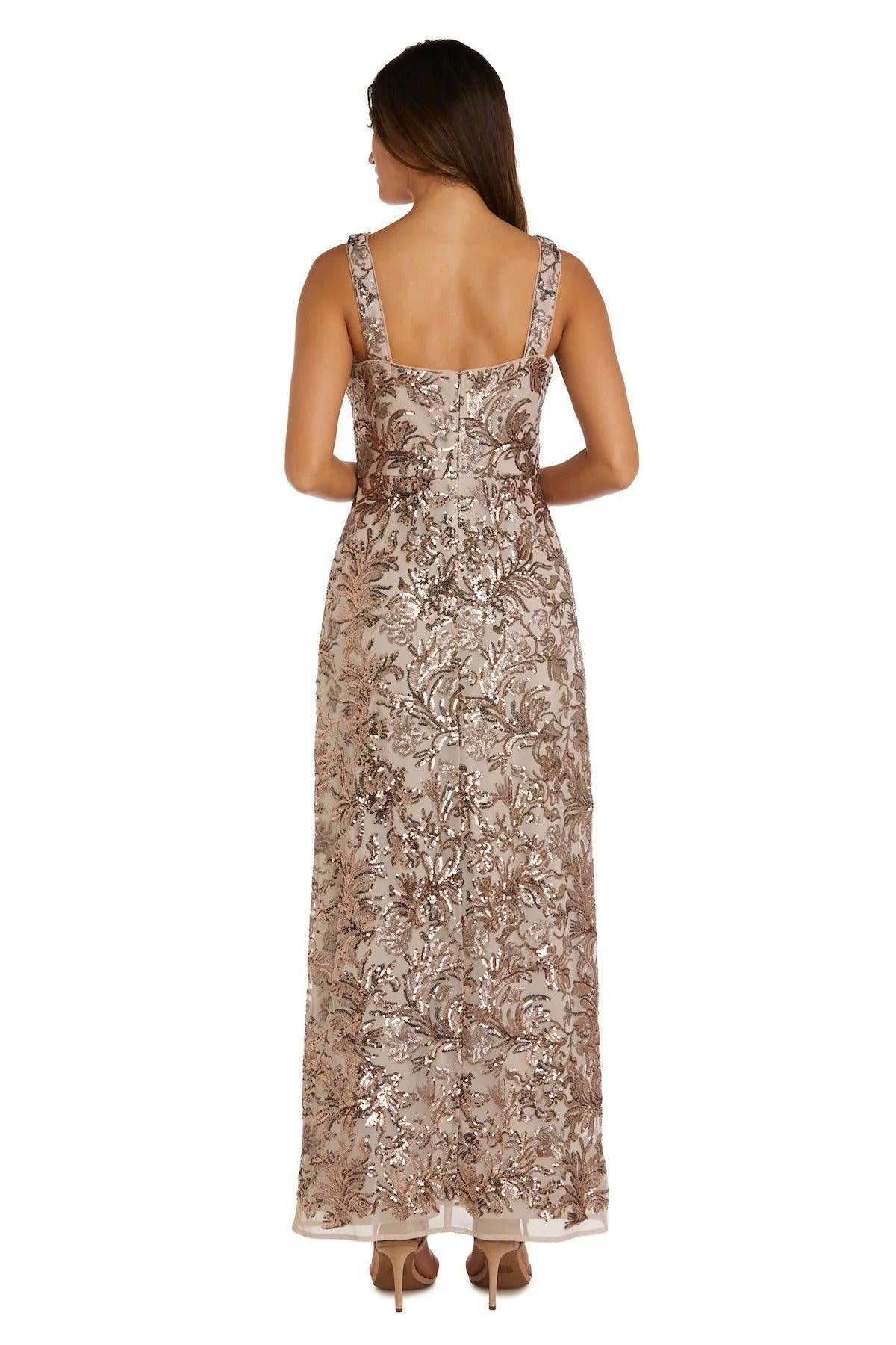 R&M Richards Long Formal Petite Dress 9171P - The Dress Outlet