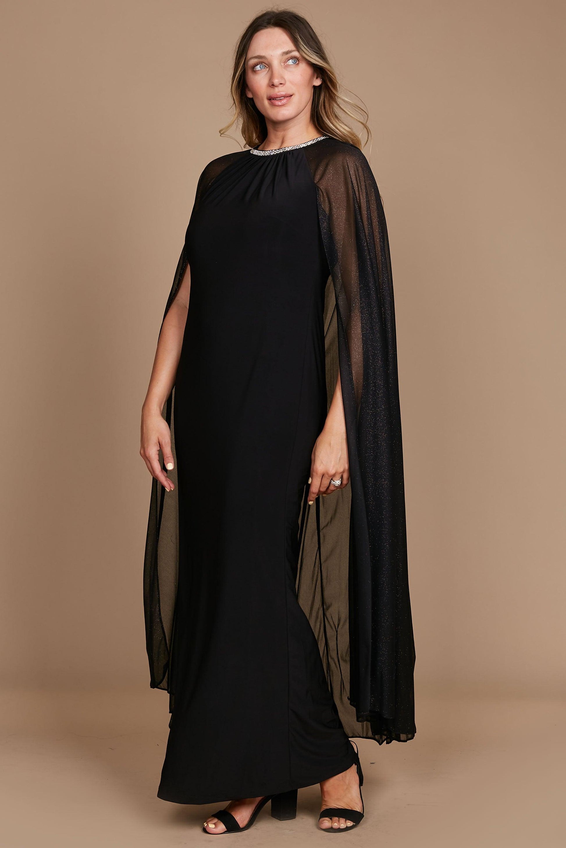 R&M Richards Long Mother of the Bride Dress 2487 - The Dress Outlet