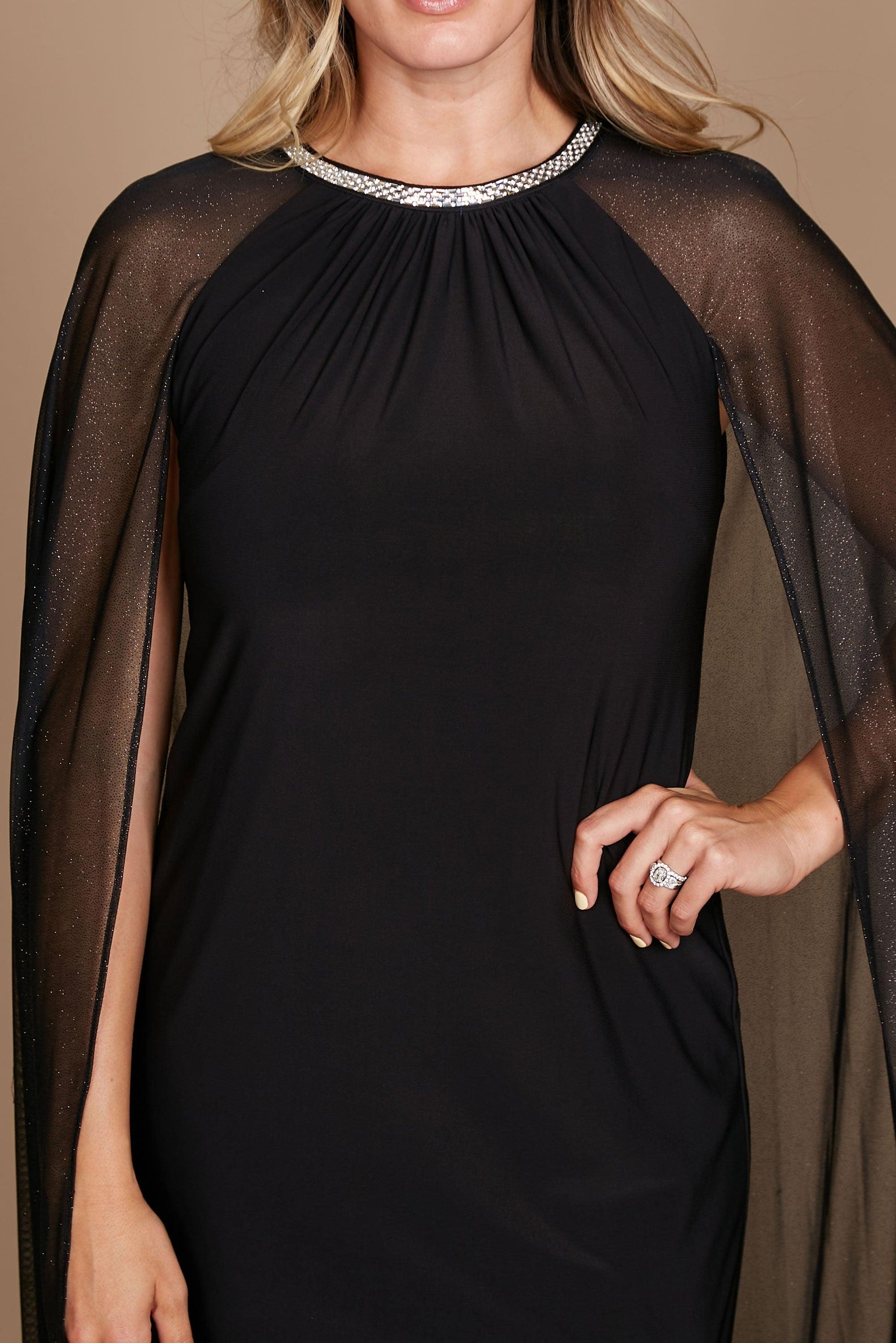 R&M Richards Long Mother of the Bride Dress 2487 - The Dress Outlet