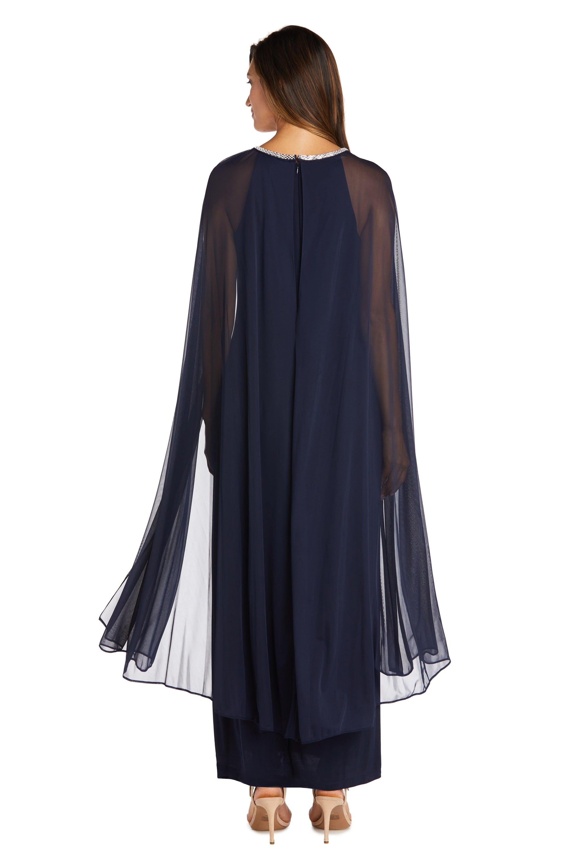 R&M Richards Long Mother of the Bride Dress 2487 - The Dress Outlet