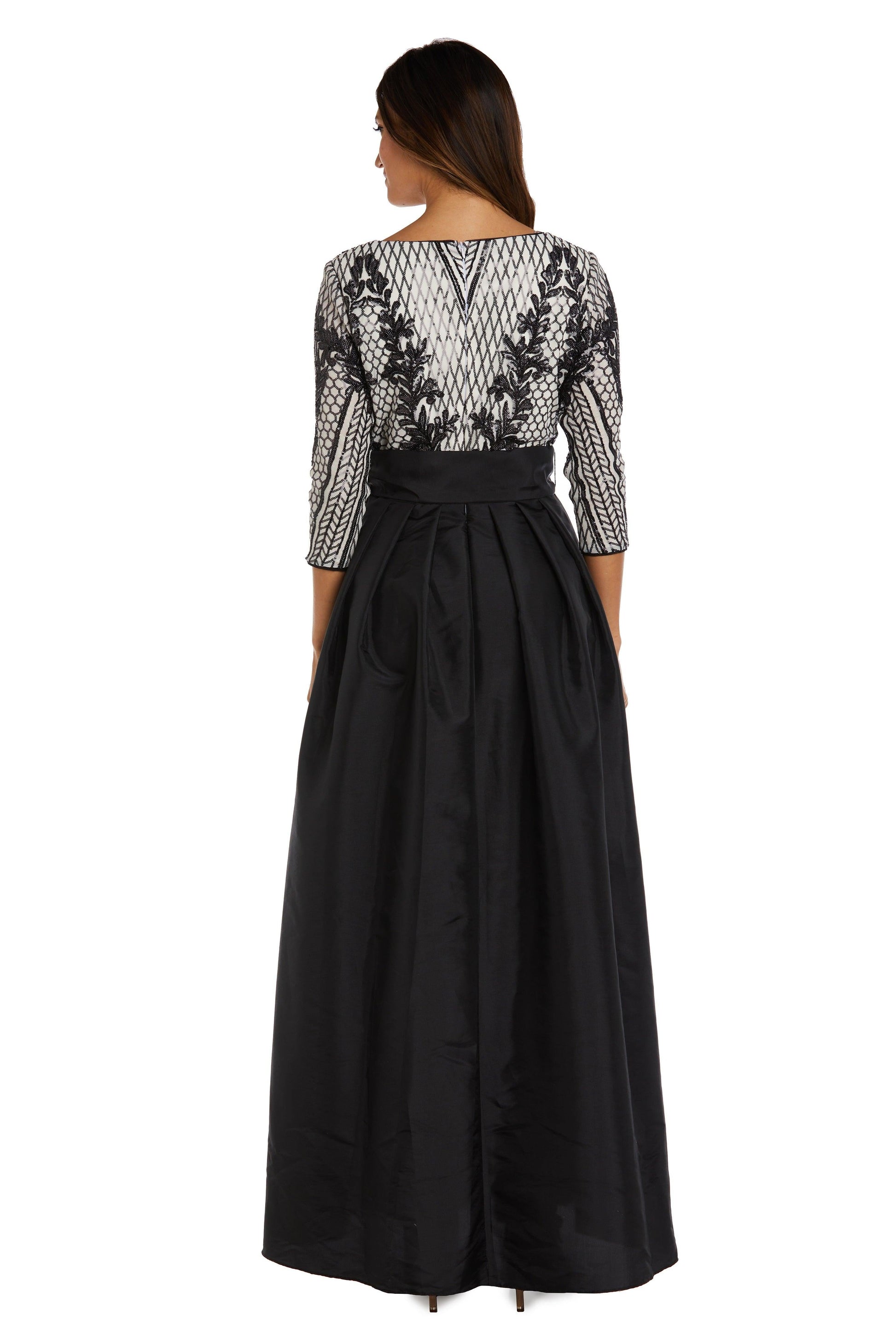 R&M Richards Long Mother of the Bride Dress 9710 - The Dress Outlet