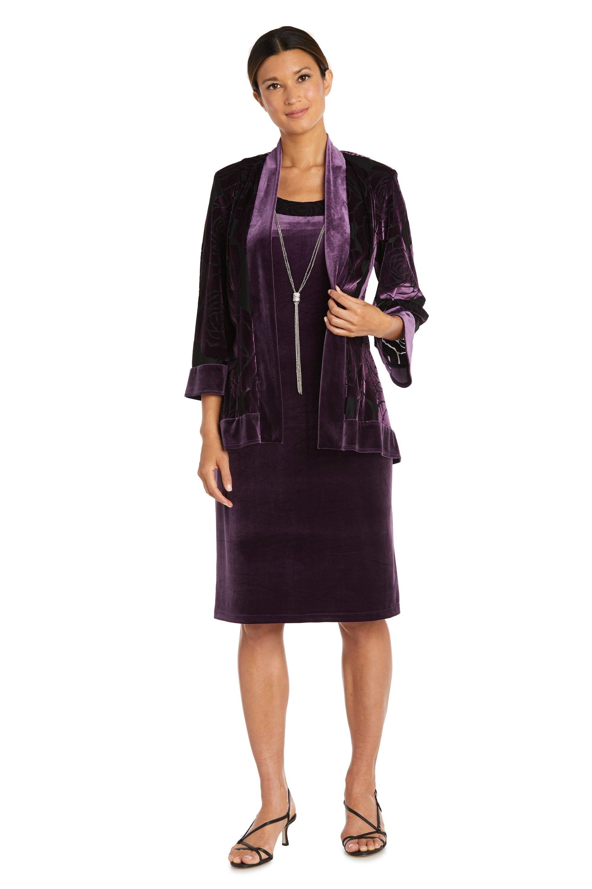 R&M Richards Mother of the Bride Short Dress 9027 - The Dress Outlet