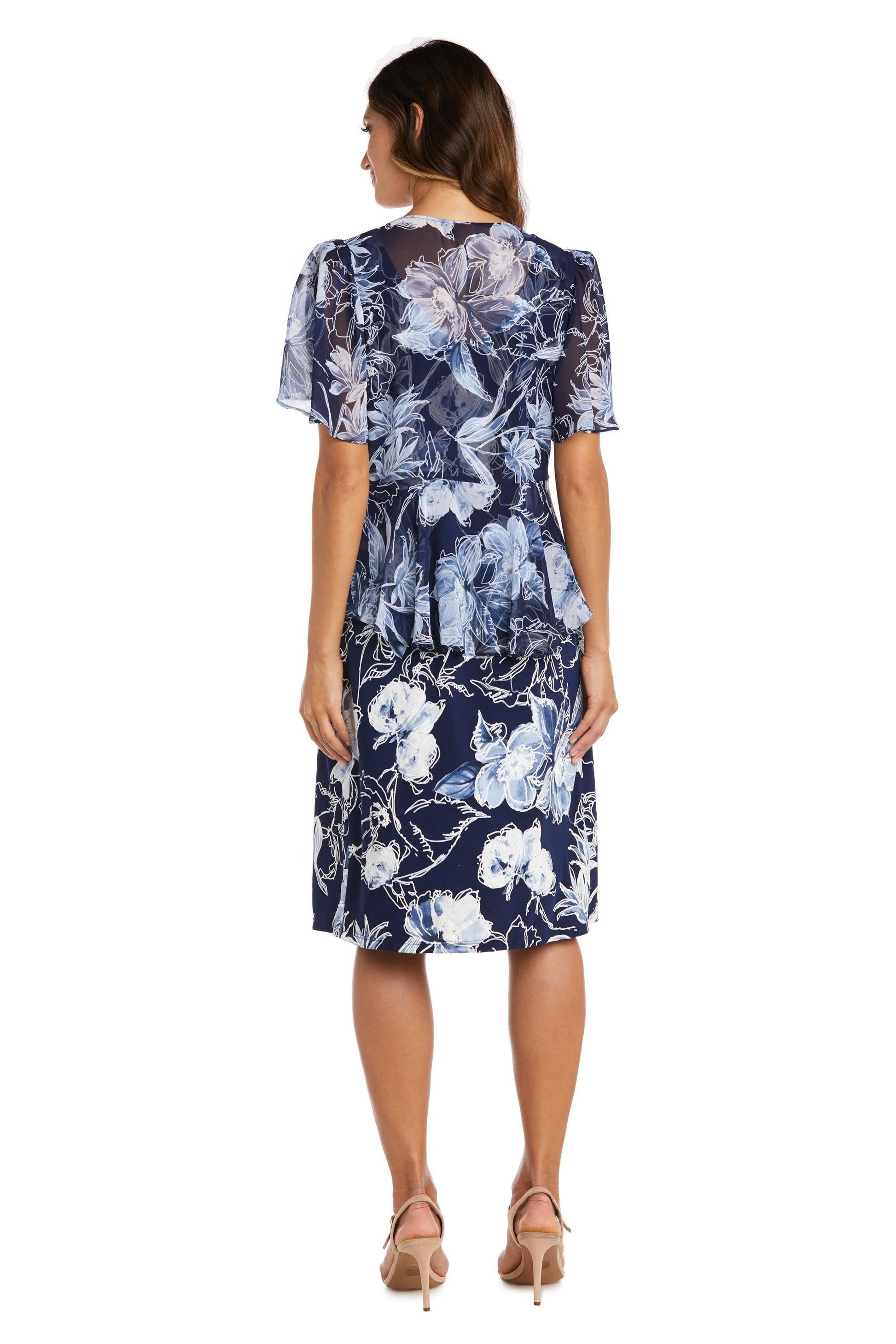 R&M Richards Mother of the Bride Short Dress 9376 - The Dress Outlet