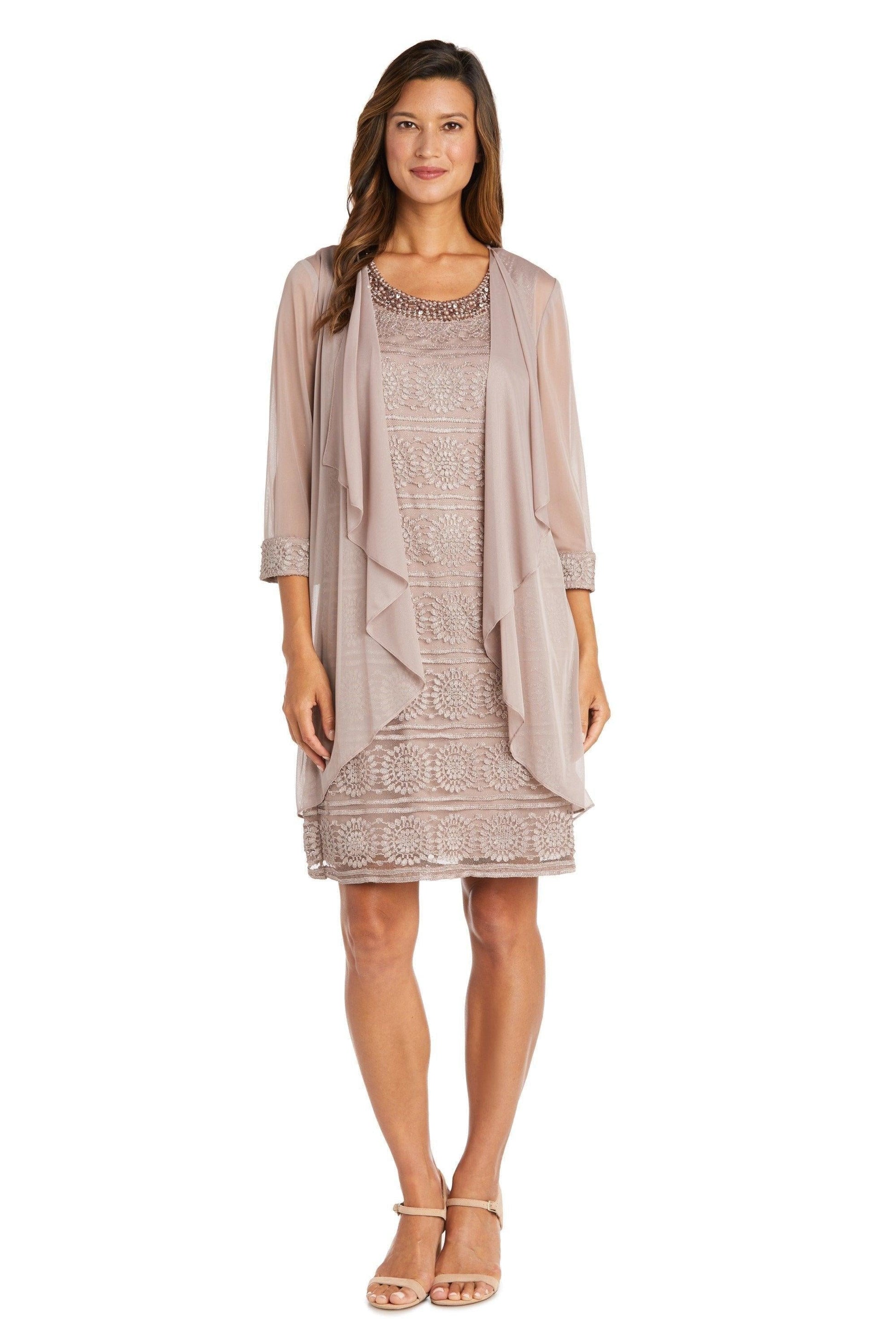R&M Richards Mother of the Bride Short Dress Sale 5558P - The Dress Outlet