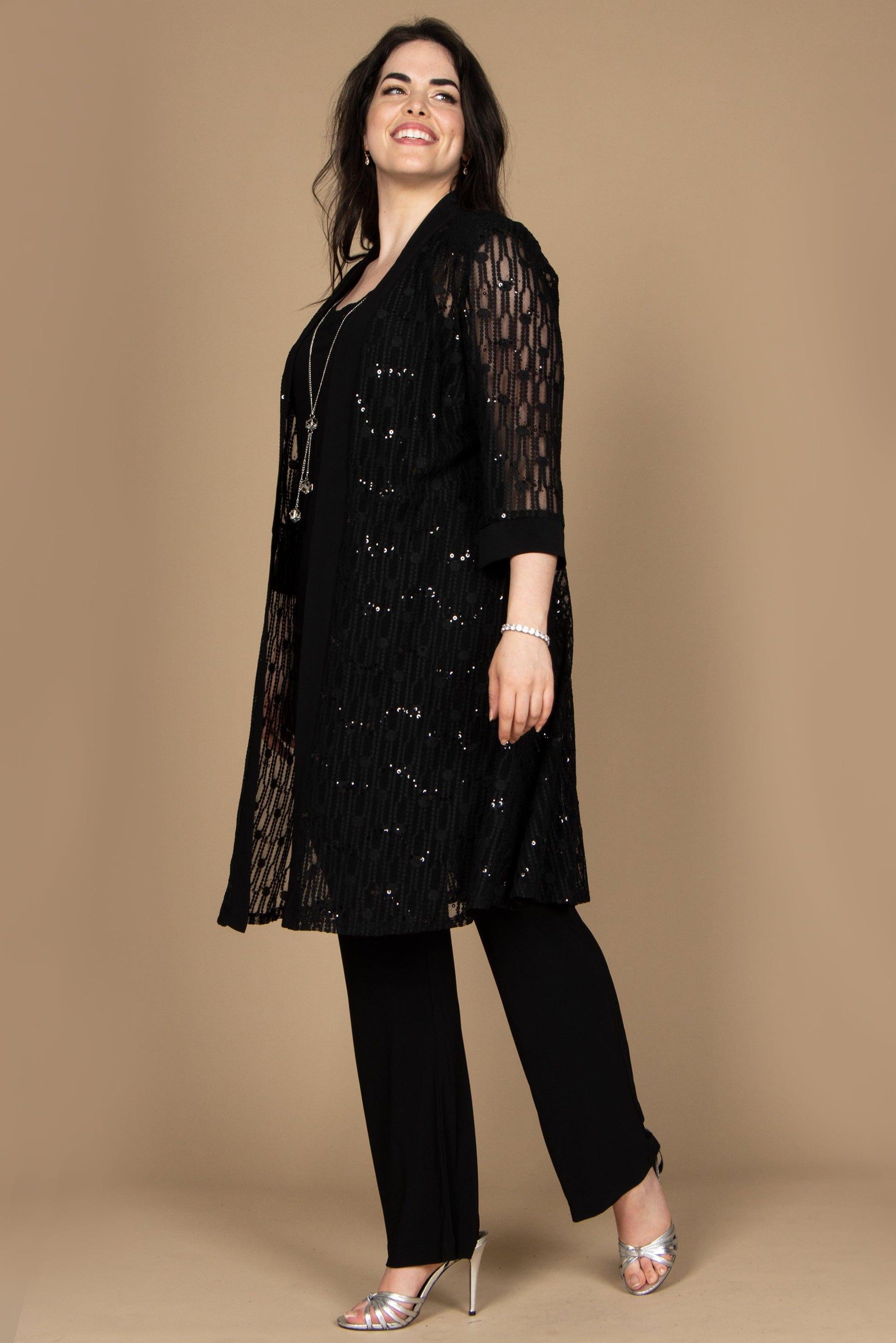 R&M Richards Plus Size Formal Pant Suit 7914W - The Dress Outlet
