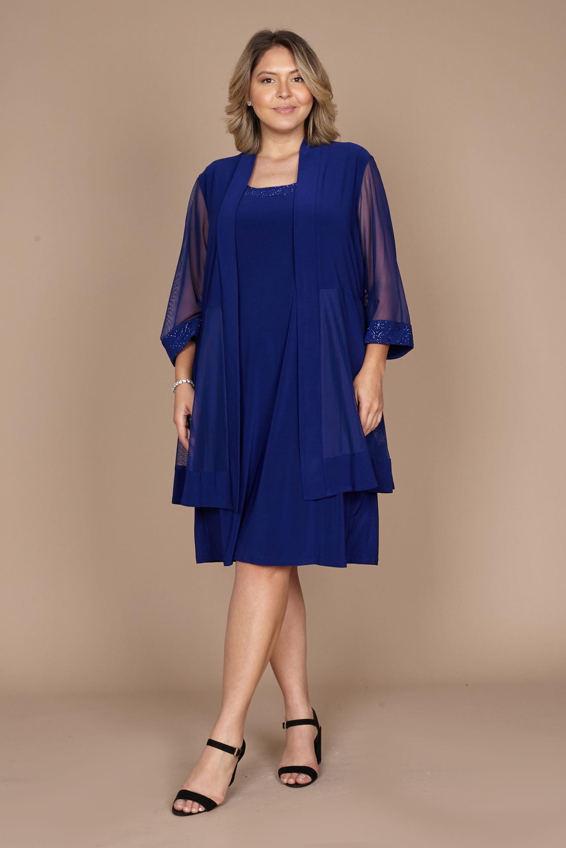 R&M Richards Short Mother of the Bride Dress 8271 - The Dress Outlet