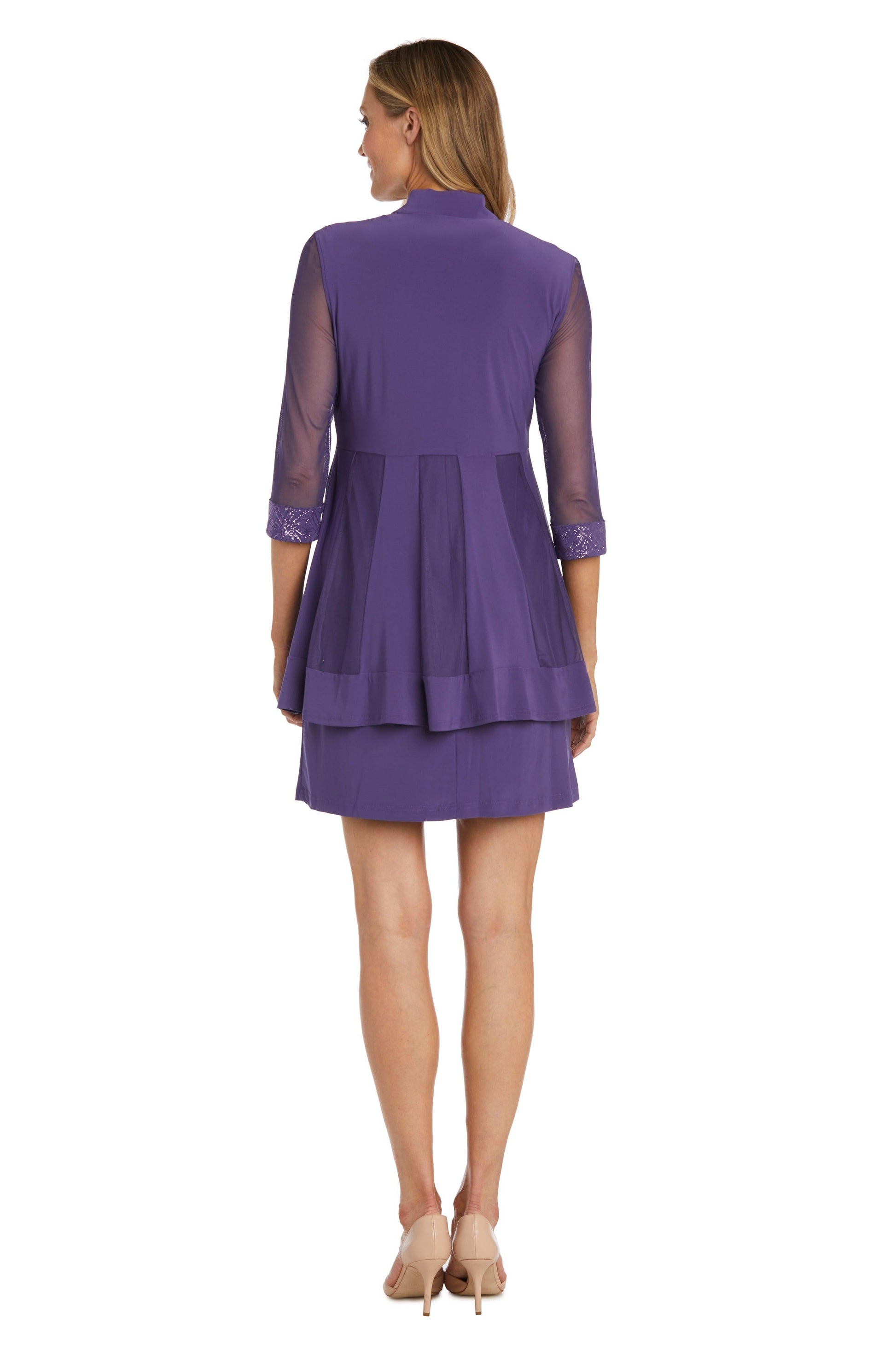 R&M Richards Short Mother of the Bride Dress 8271 - The Dress Outlet