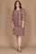 R&M Richards Short Mother of the Bride Dress Rose Gold