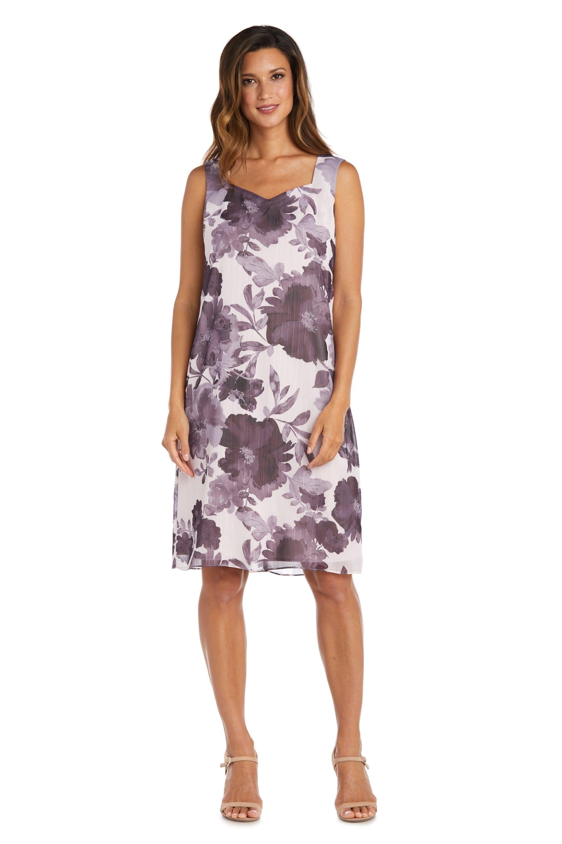 R&M Richards Short Petite Chiffon Jacket Dress 9388P - The Dress Outlet
