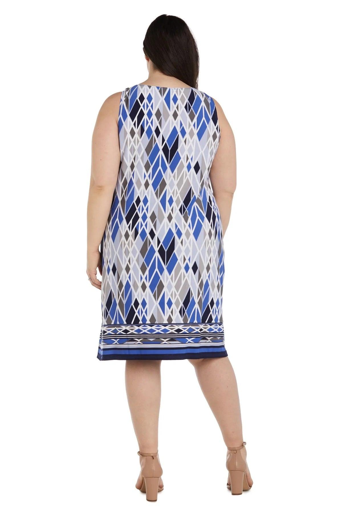 R&M Richards Short Plus Size Jacket Dress 7987W - The Dress Outlet