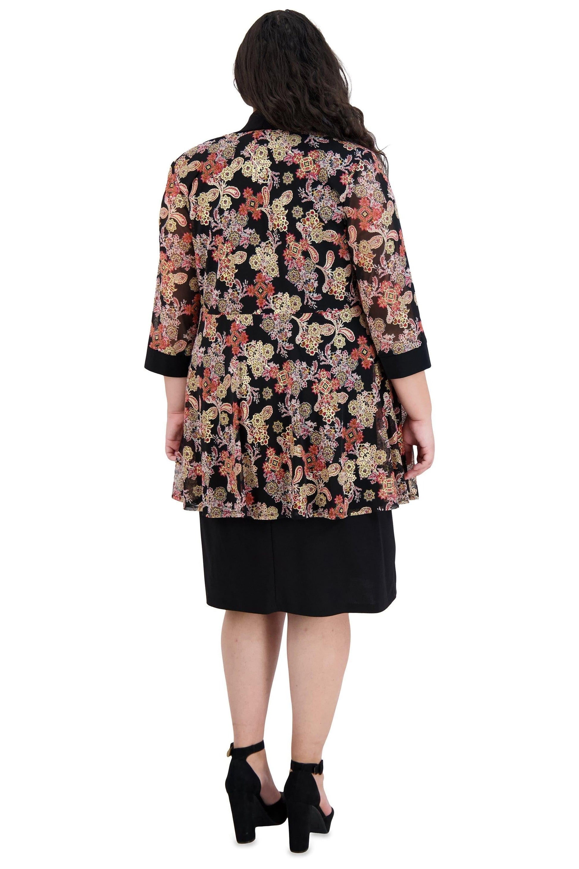 R&M Richards Short Plus Size Jacket Dress 9043W - The Dress Outlet