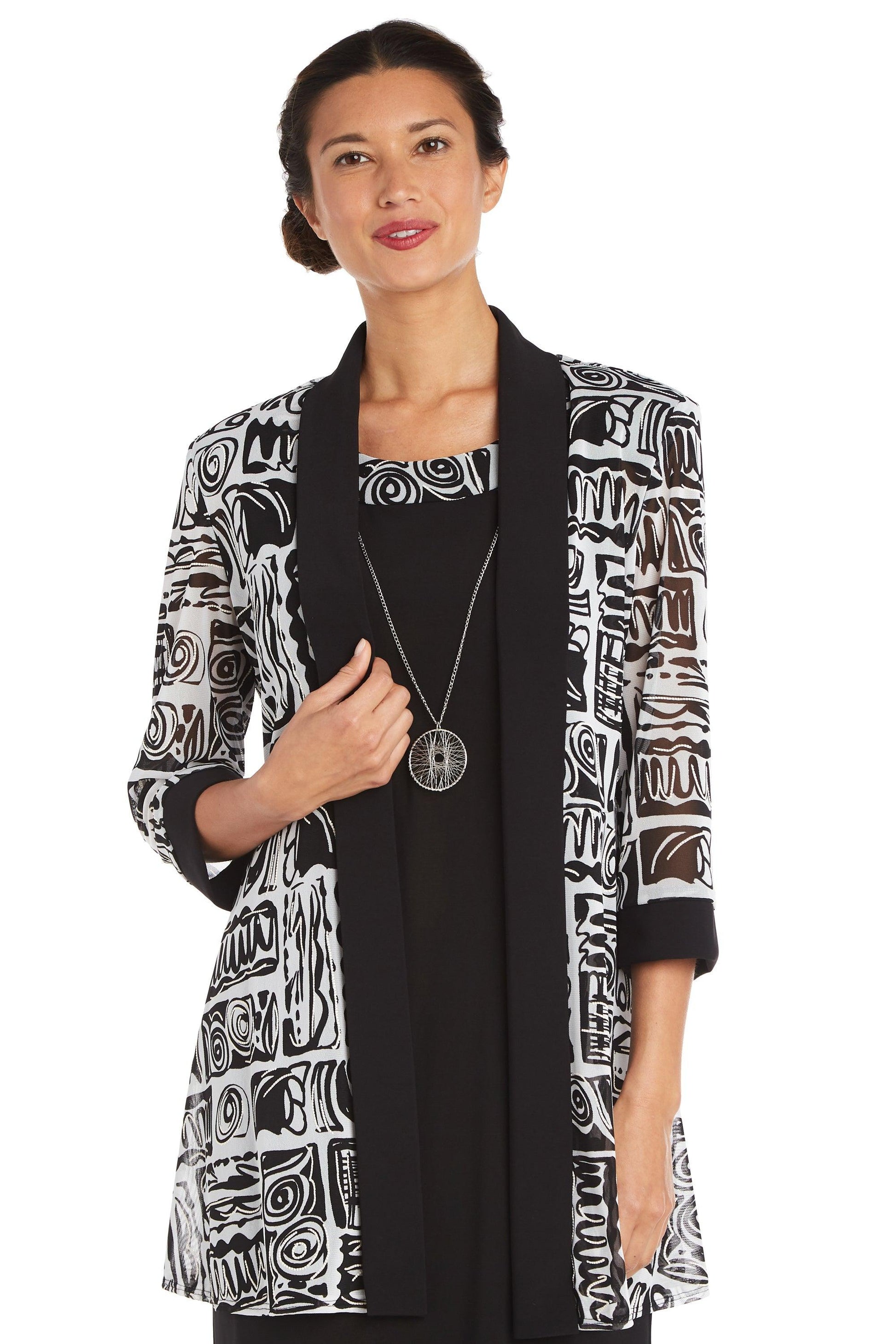 R&M Richards Short Two Piece Jacket Dress 7923 - The Dress Outlet