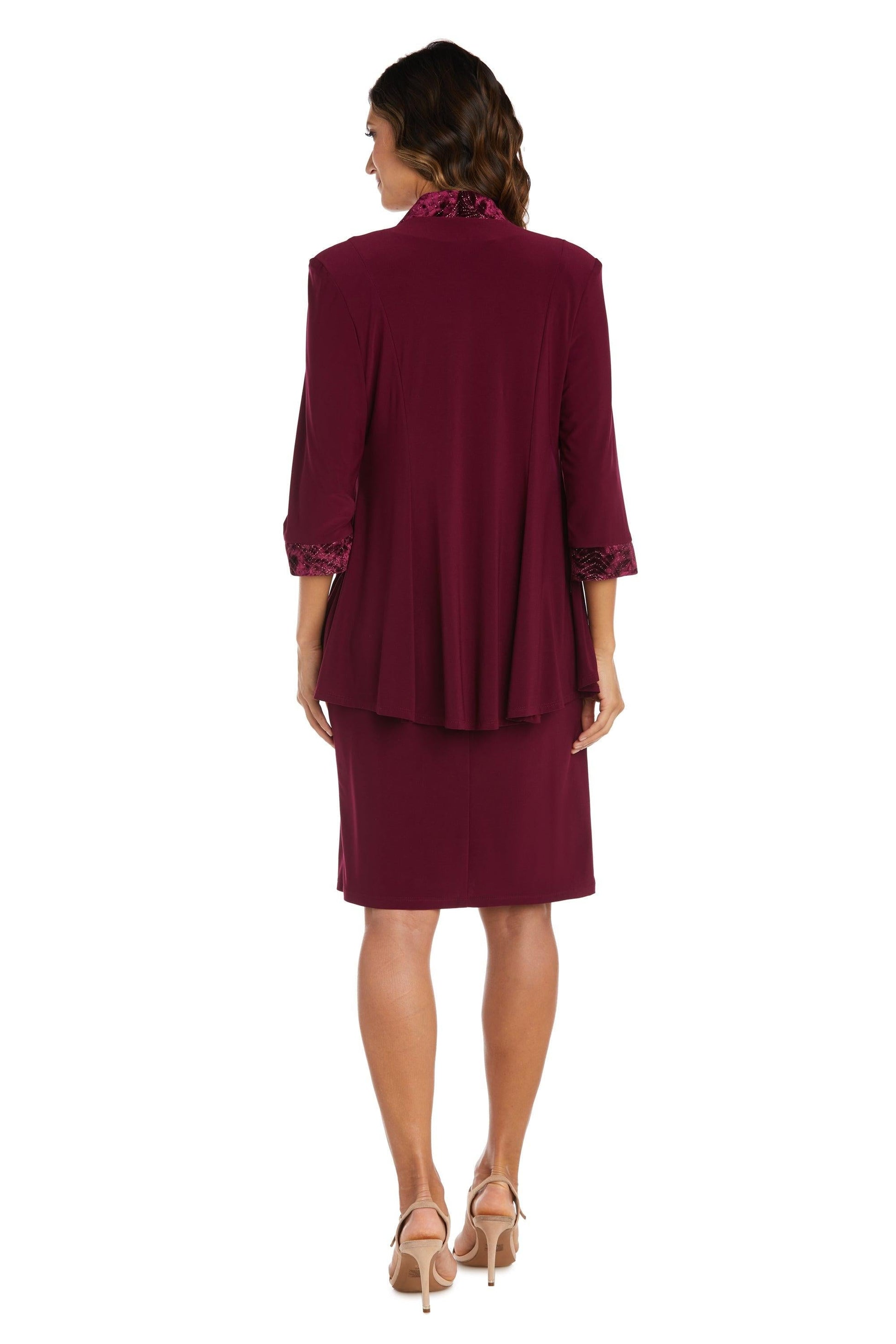 R&M Richards Short Two Piece Petite Dress 9205P - The Dress Outlet