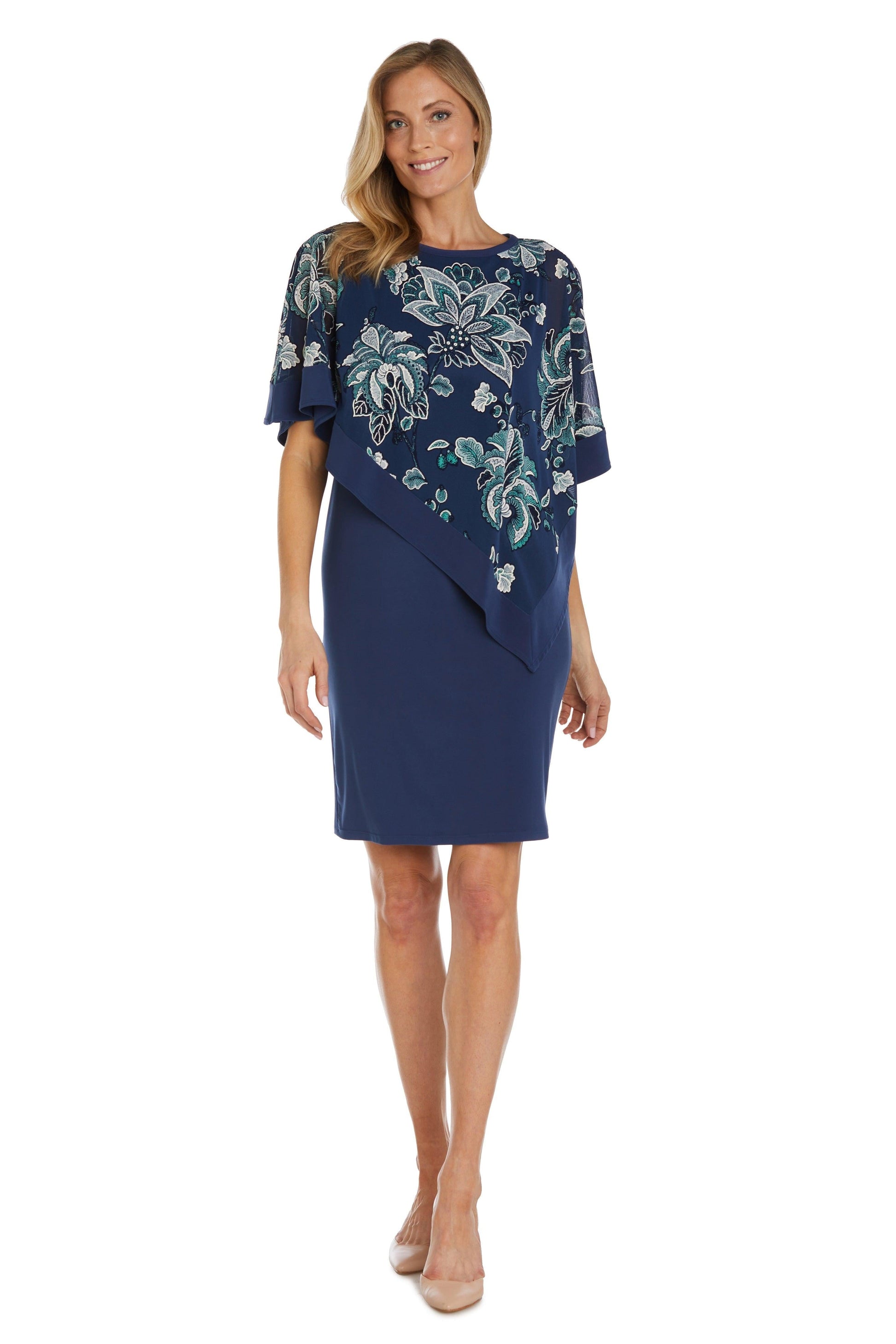 R&M Richards Short Two Piece Petite Dress 9724P - The Dress Outlet