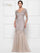 Rina di Montella Long Formal Long Sleeve Dress 2682 - The Dress Outlet