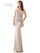 Rina di Montella Long Off Shoulder Formal Gown 2821 - The Dress Outlet