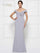 Rina di Montella Off Shoulder Long Dress 2690 - The Dress Outlet