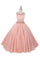 Satin and Sequin Ball Gown Flower Girl Dess - The Dress Outlet Cinderella Couture