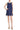 Cocktail Dresses Short Cocktail Floral Embroidered Mini Dress Navy