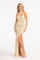 Sequined Mermaid Long Prom Dress - The Dress Outlet