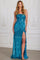 Prom Dresses Formal Sequin Long Beaded Evening Prom Dress Iris