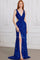 Prom DressesProm Long Fitted Slit Sequin Evening Formal Dress Royal