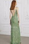 Prom Dresses Formal Long Fitted Evening Prom Dress Sage Green