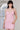 Cocktail Dresses Short Fitted Floral Beaded Cocktail Dress Pink