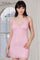 Cocktail Dresses Short Fitted Floral Beaded Cocktail Dress Pink