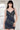 Cocktail Dresses Sequin Fitted Short Beaded Fringe Cocktail Dress Navy