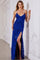 Prom Dresses Long Formal Beaded Sequin Evening Dress Royal