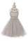 Short Beaded Dress Flower Girls Sale