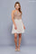 Short Halter Neck Keyhole Prom Cocktail Dress - The Dress Outlet Nox Anabel