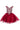 Short Metallic Lace Applique Flower Girl Dress - The Dress Outlet