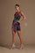 Short Spaghetti Strap Floral Formal Cocktail Dress - The Dress Outlet