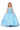 Sleeveless Long Flower Girls Dress - The Dress Outlet